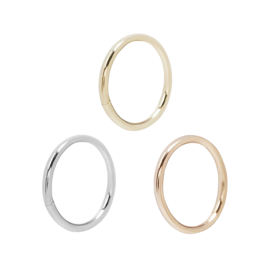 SOLID GOLD SEAM RING piercing-zone.com