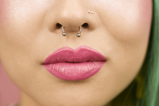 philtrum piercing ideas