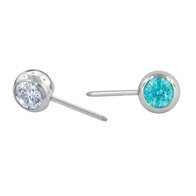 Titanium Faceted Gem End - NeoMetal