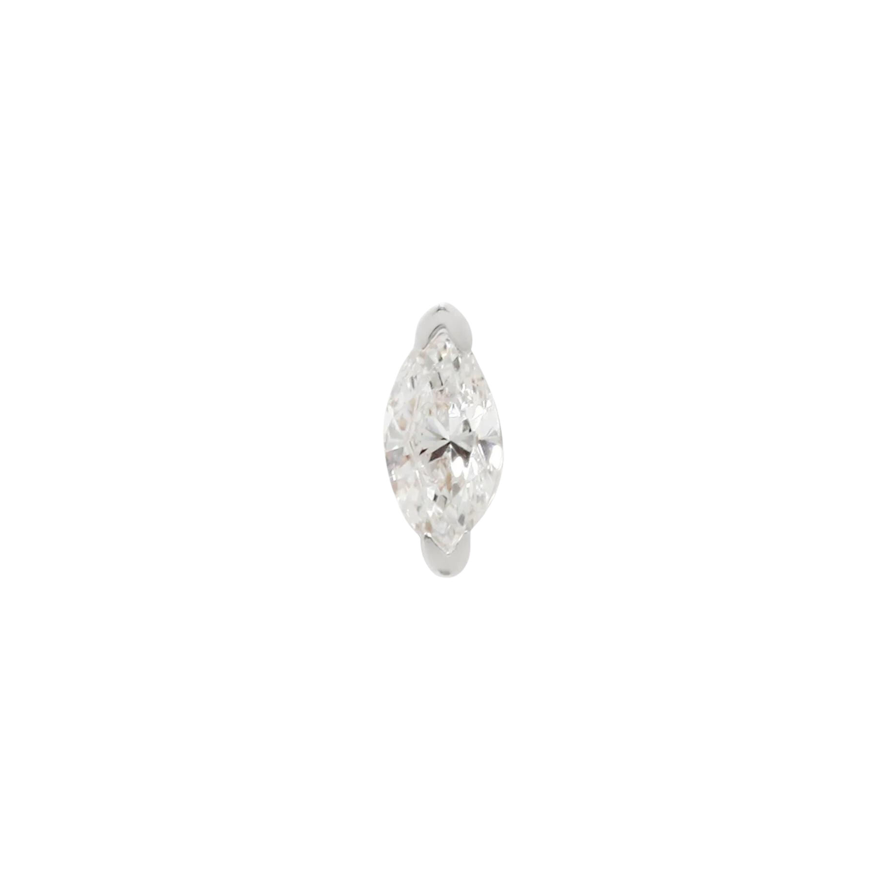 ZURI MARQUISE GENUINE DIAMOND - THREADLESS END piercing-zone.com