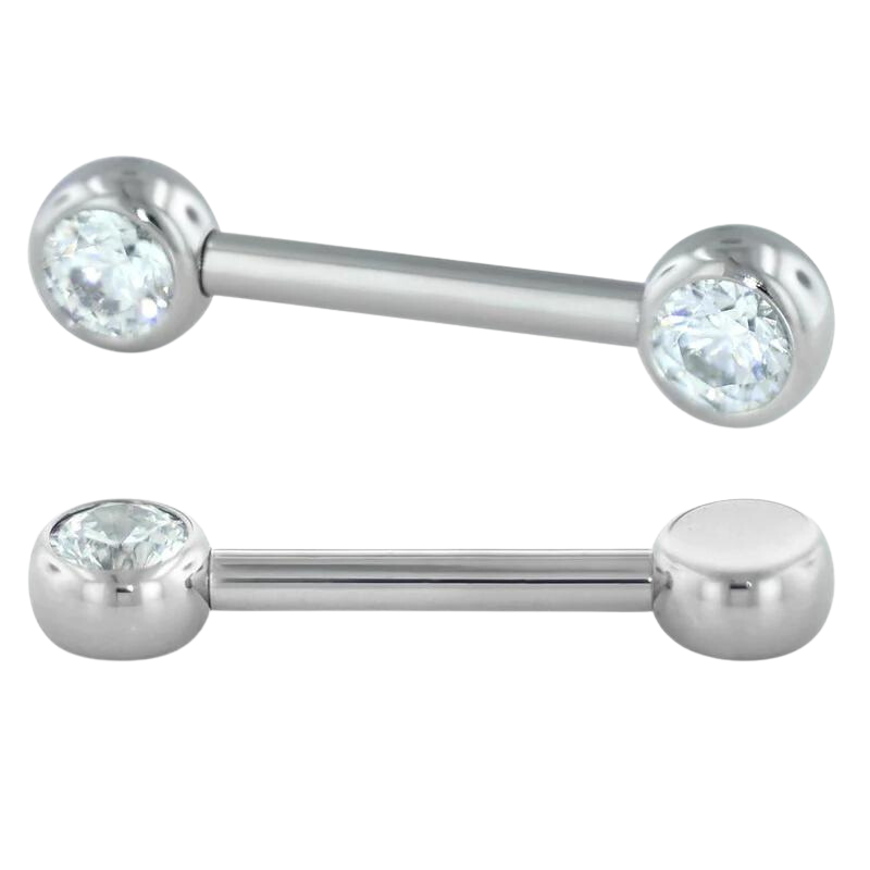 Titanium Nipple Bar Shafts - NeoMetal piercing-zone.com