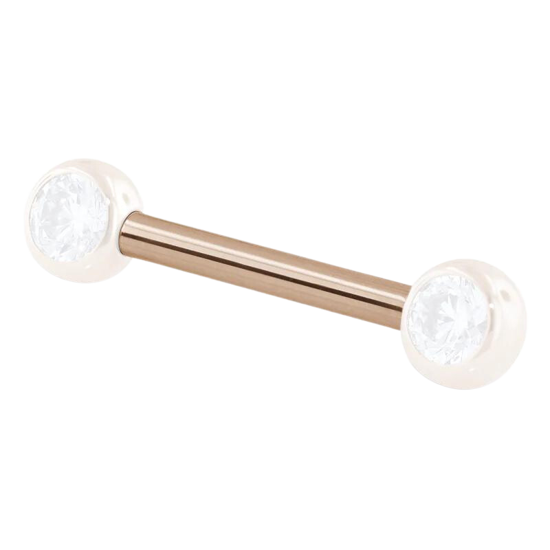 18K Gold Nipple Bar Shafts- NeoMetal