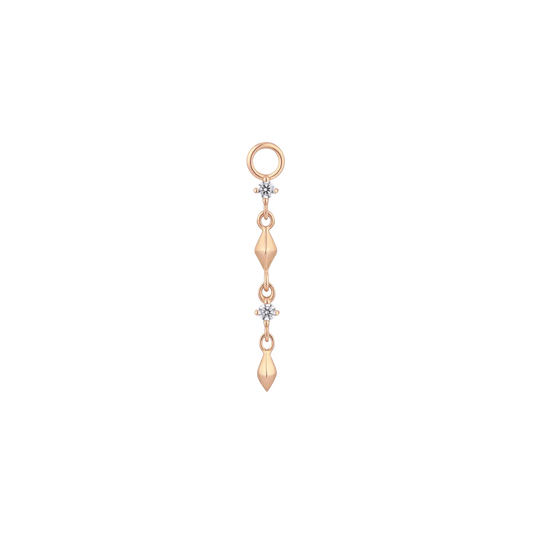 ISCHIA - CZ - GOLD CHARM piercing-zone.com