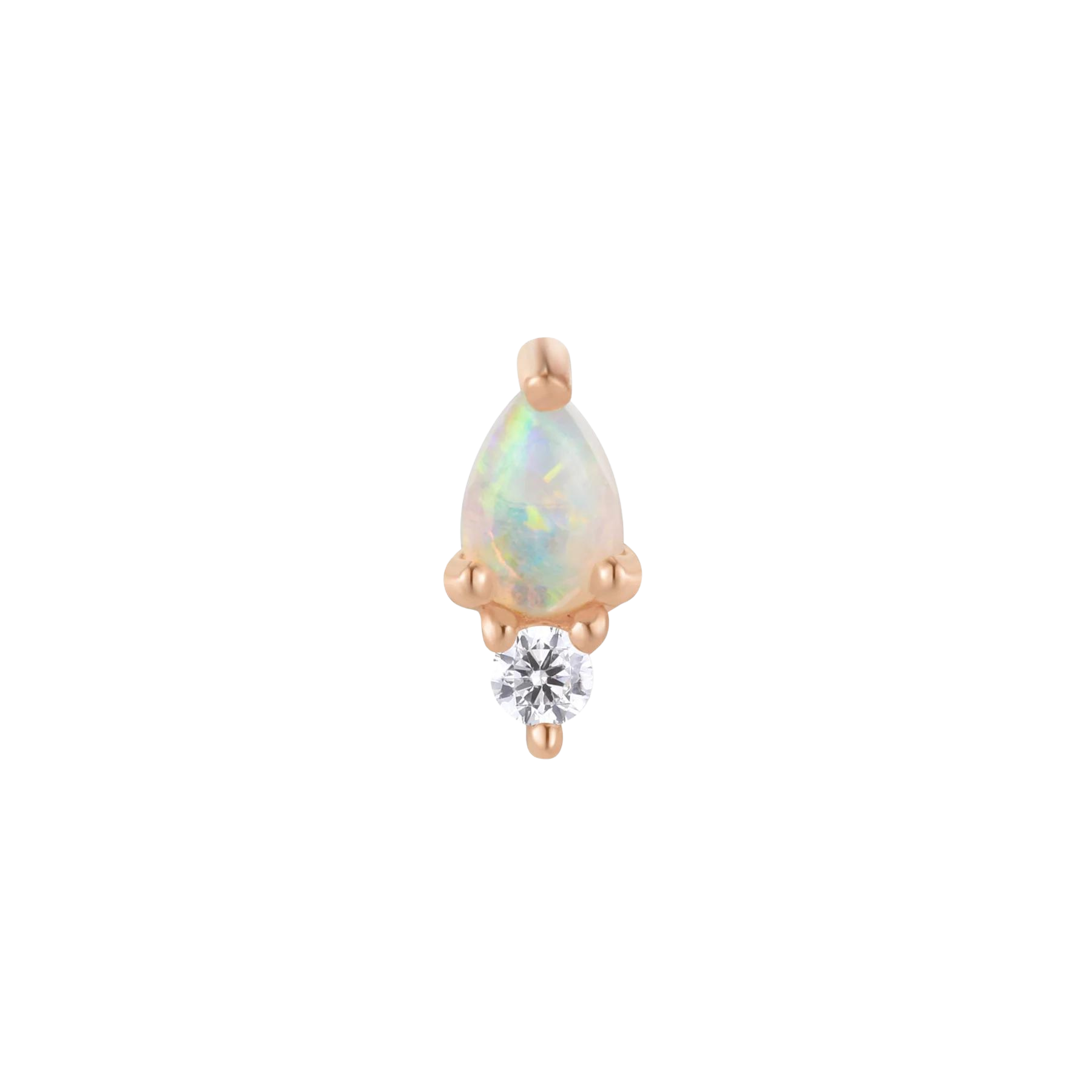 Daydream - Opal + CZ - Threadless End