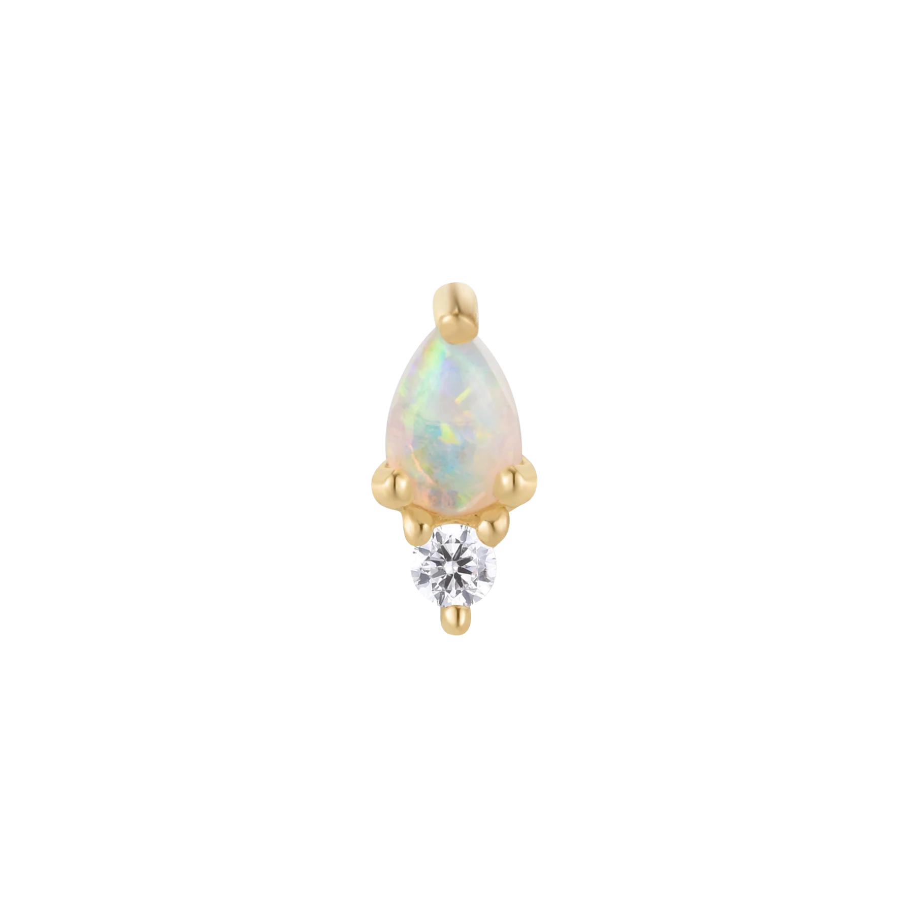 Daydream - Opal + CZ - Threadless End