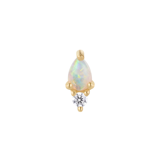 Daydream - Opal + CZ - Threadless End