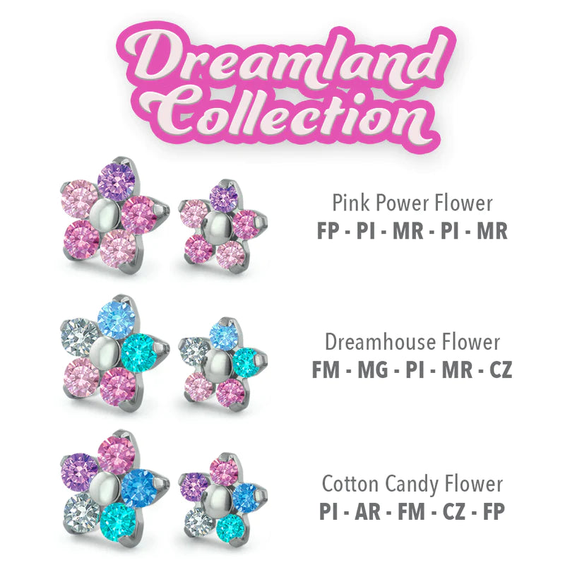 Dreamland Flower - NeoMetal piercing-zone.com