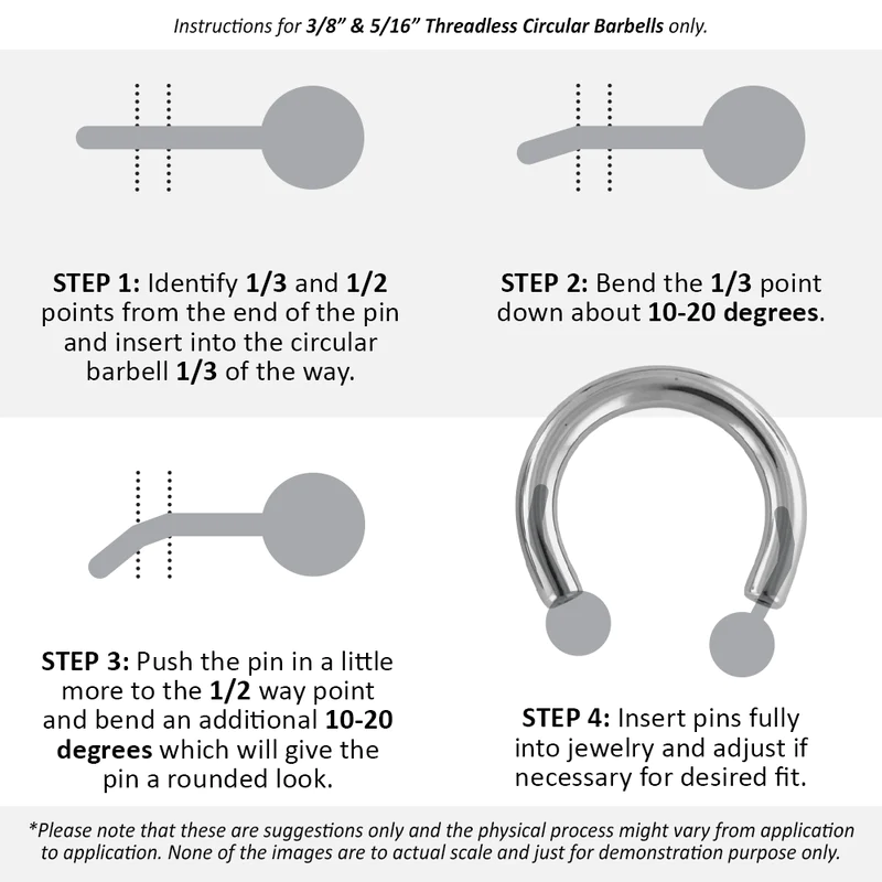 Titanium 16ga Threadless Circular Barbell - NeoMetal