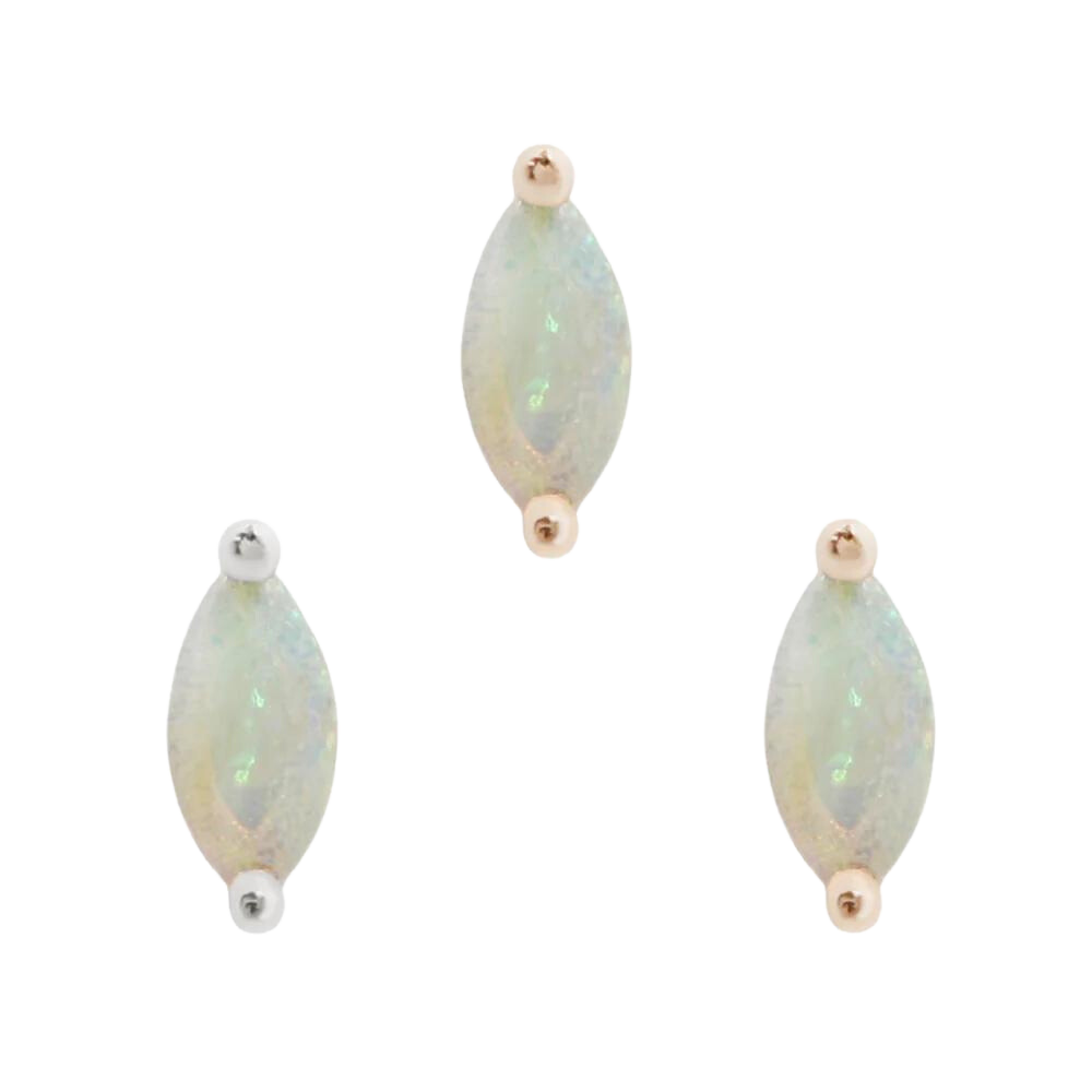 ZURI MARQUISE OPAL - THREADLESS END piercing-zone.com