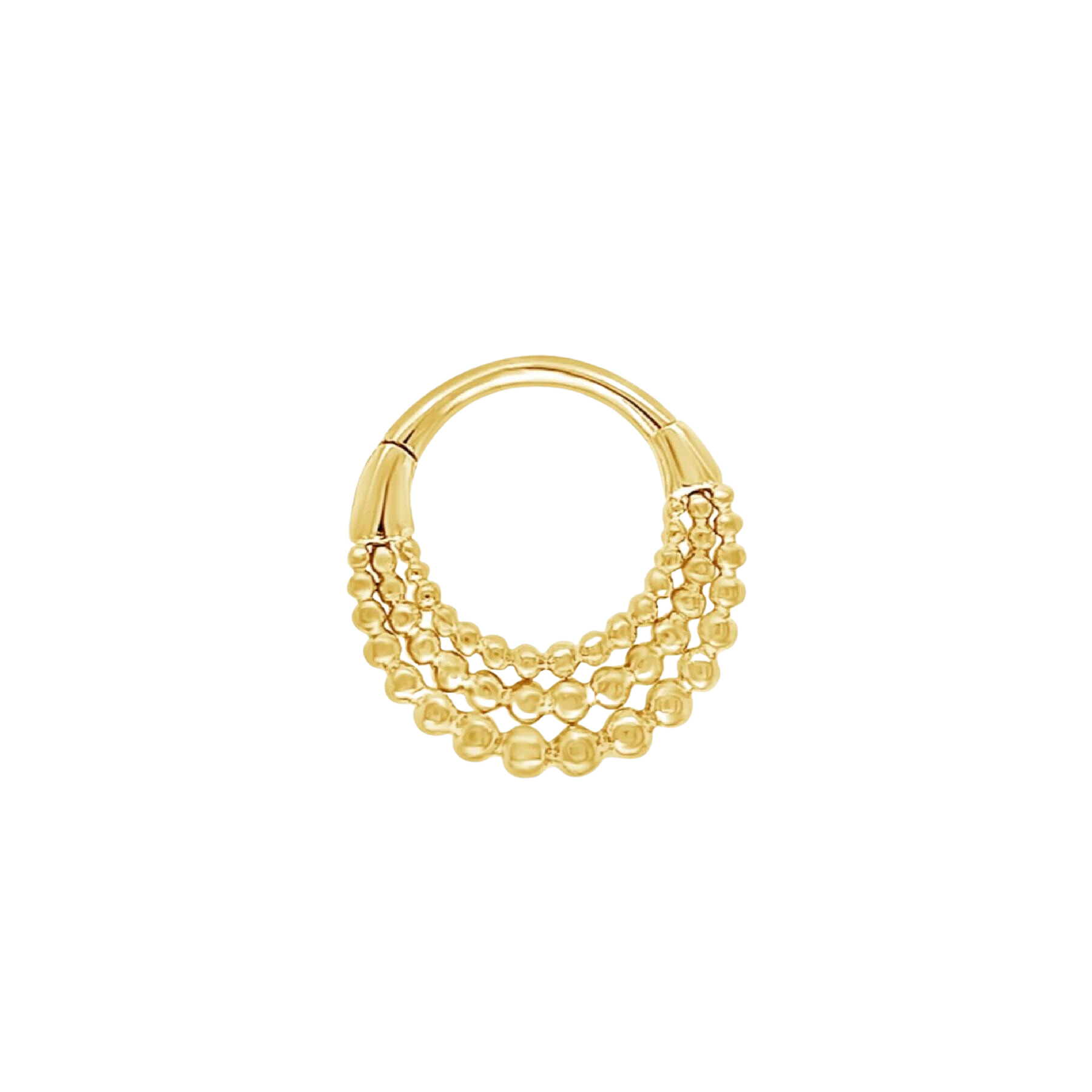FAME - SOLID 14KT GOLD CLICKER piercing-zone.com
