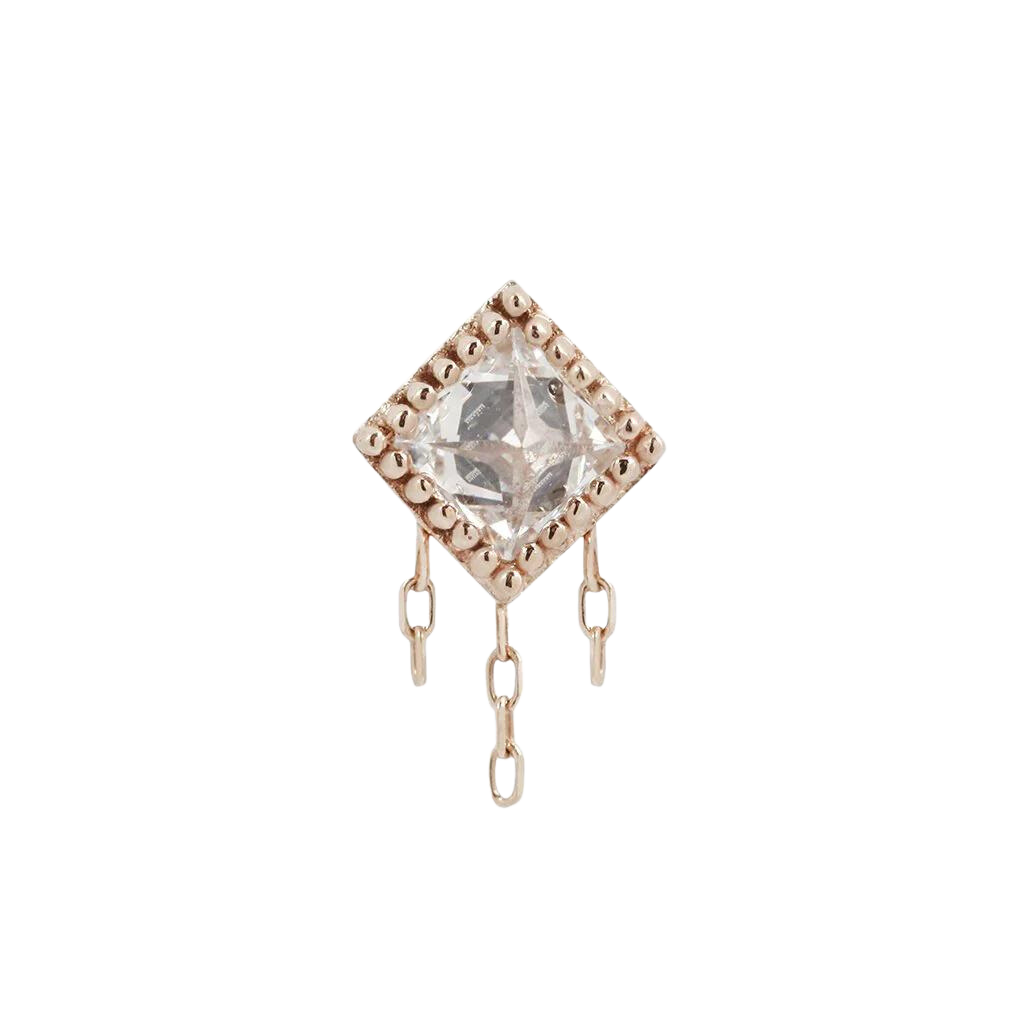 THE HUSTLE - CZ + CHAIN - THREADLESS END