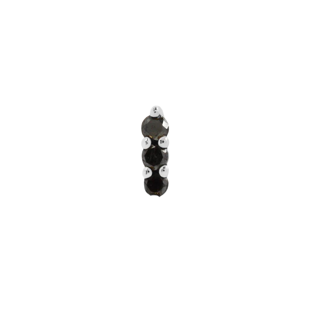 MISHKA PRONG 3 - BLACK DIAMOND - THREADLESS END piercing-zone.com