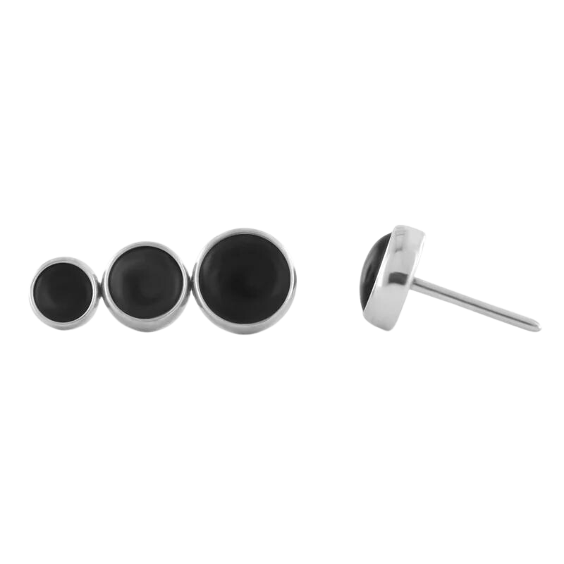 Bezel Set Cabochon Cluster - Tapered - NeoMetal