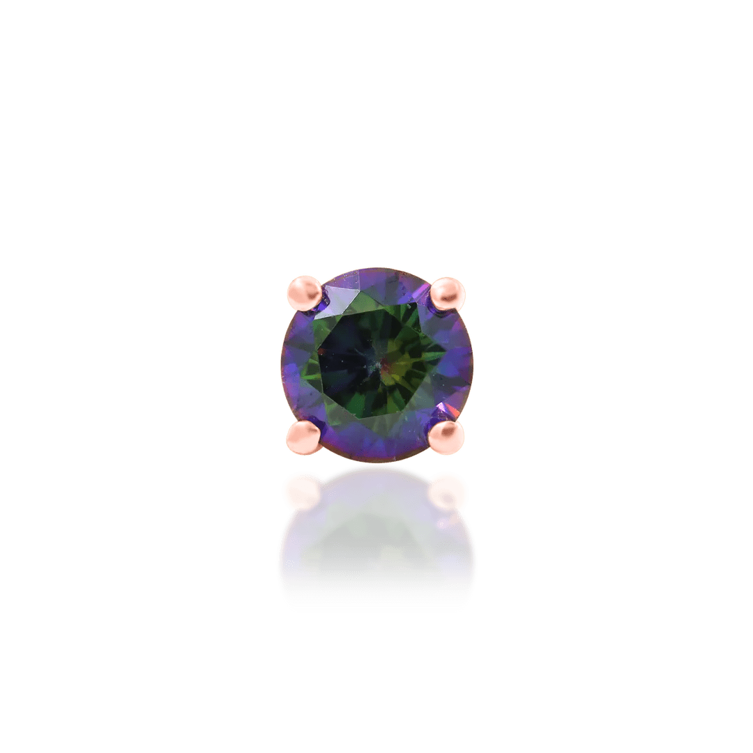 MYSTIC PRONG-SET - 14K GOLD piercing-zone.com