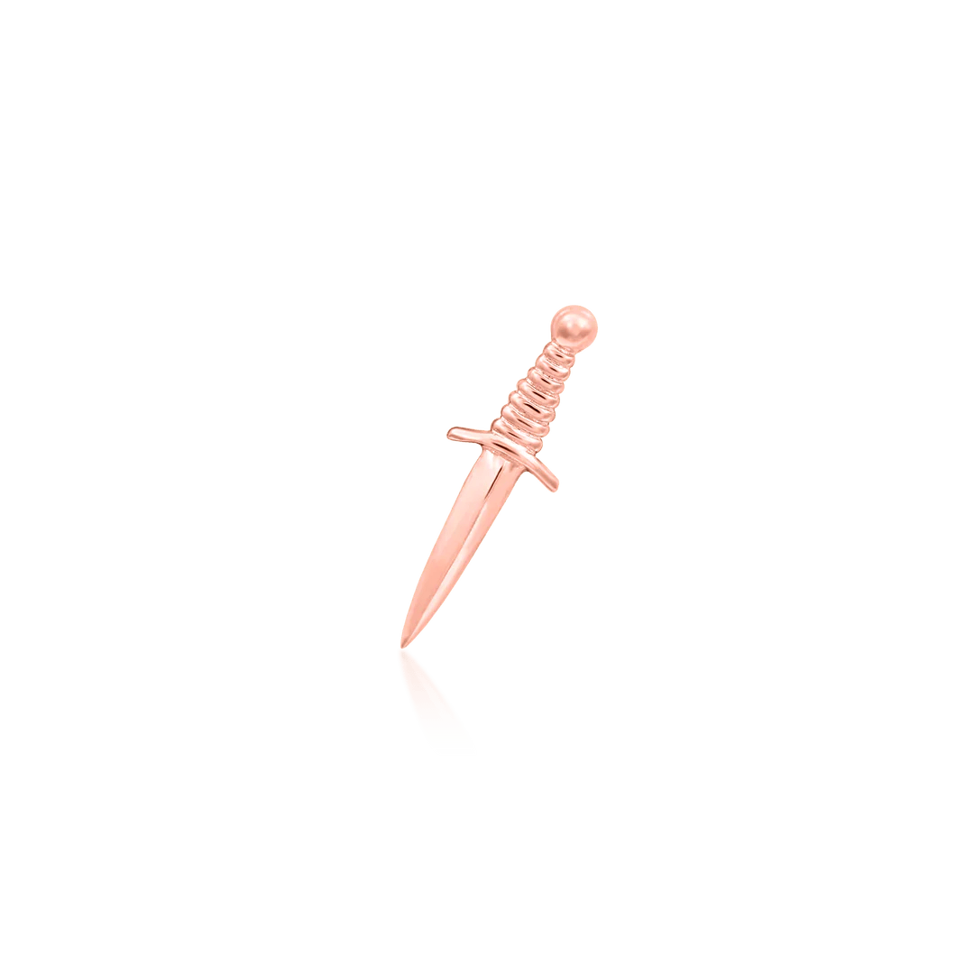 STARING DAGGERS-14K GOLD piercing-zone.com