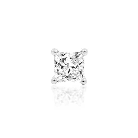 Diamond Princess - Threadless End - 14K Gold