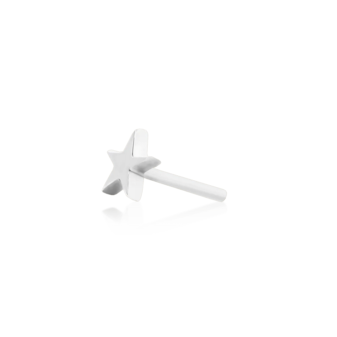 SOLID GOLD STAR-14K GOLD piercing-zone.com