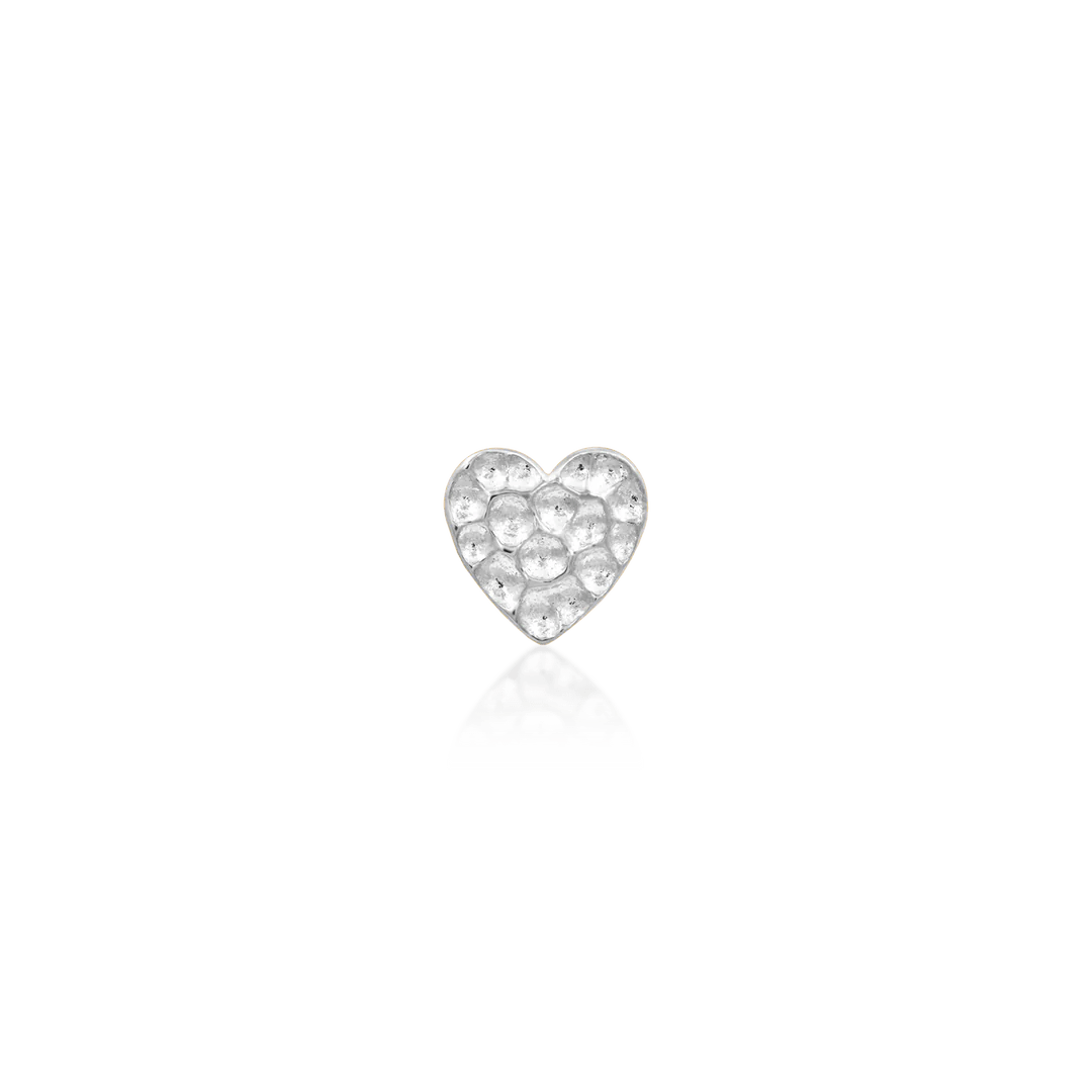 HAMMERED HEART-14K GOLD