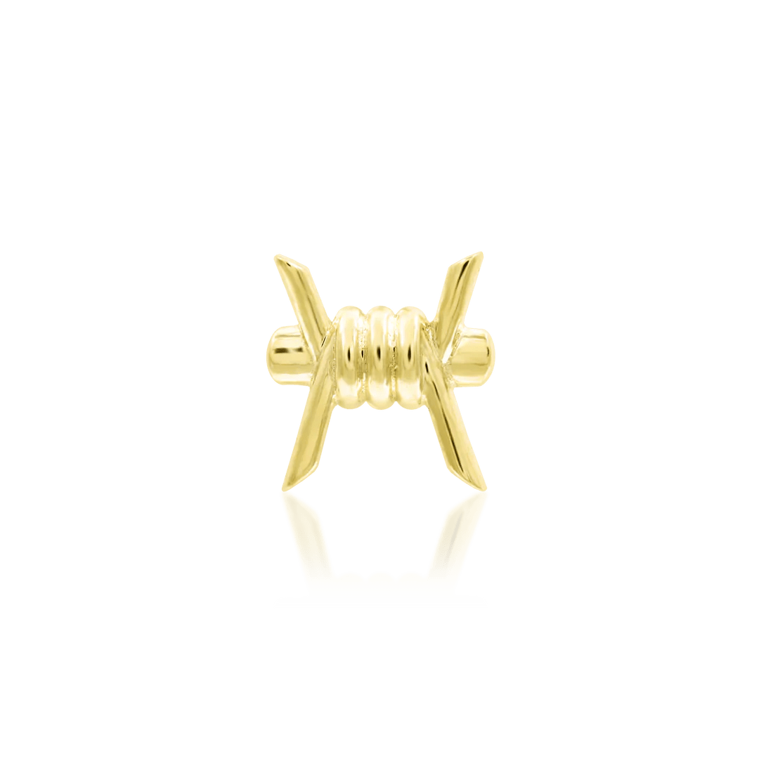 BARB-ARA 14K GOLD - THREADLESS END