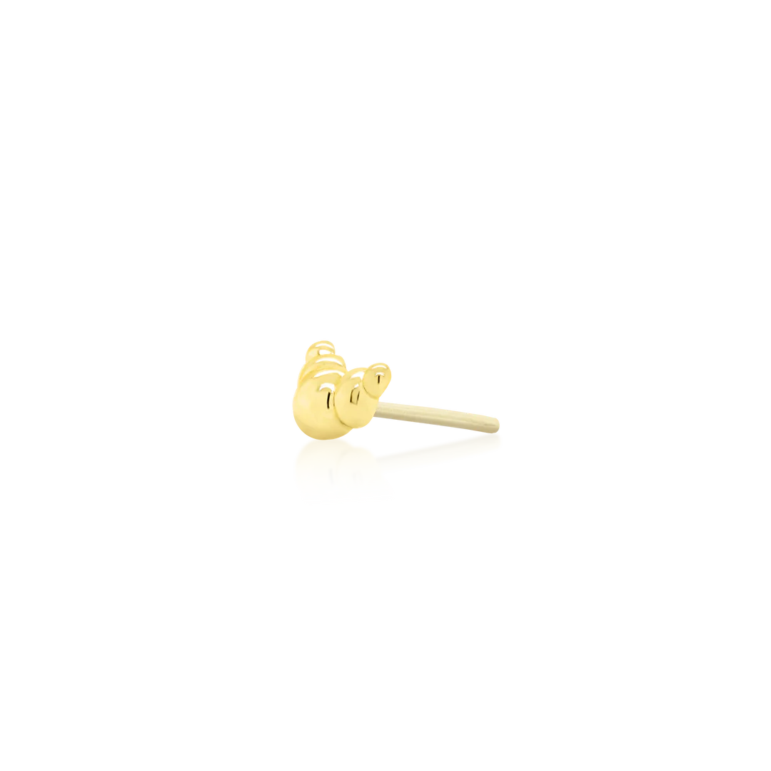 CROISSANT-14K GOLD piercing-zone.com