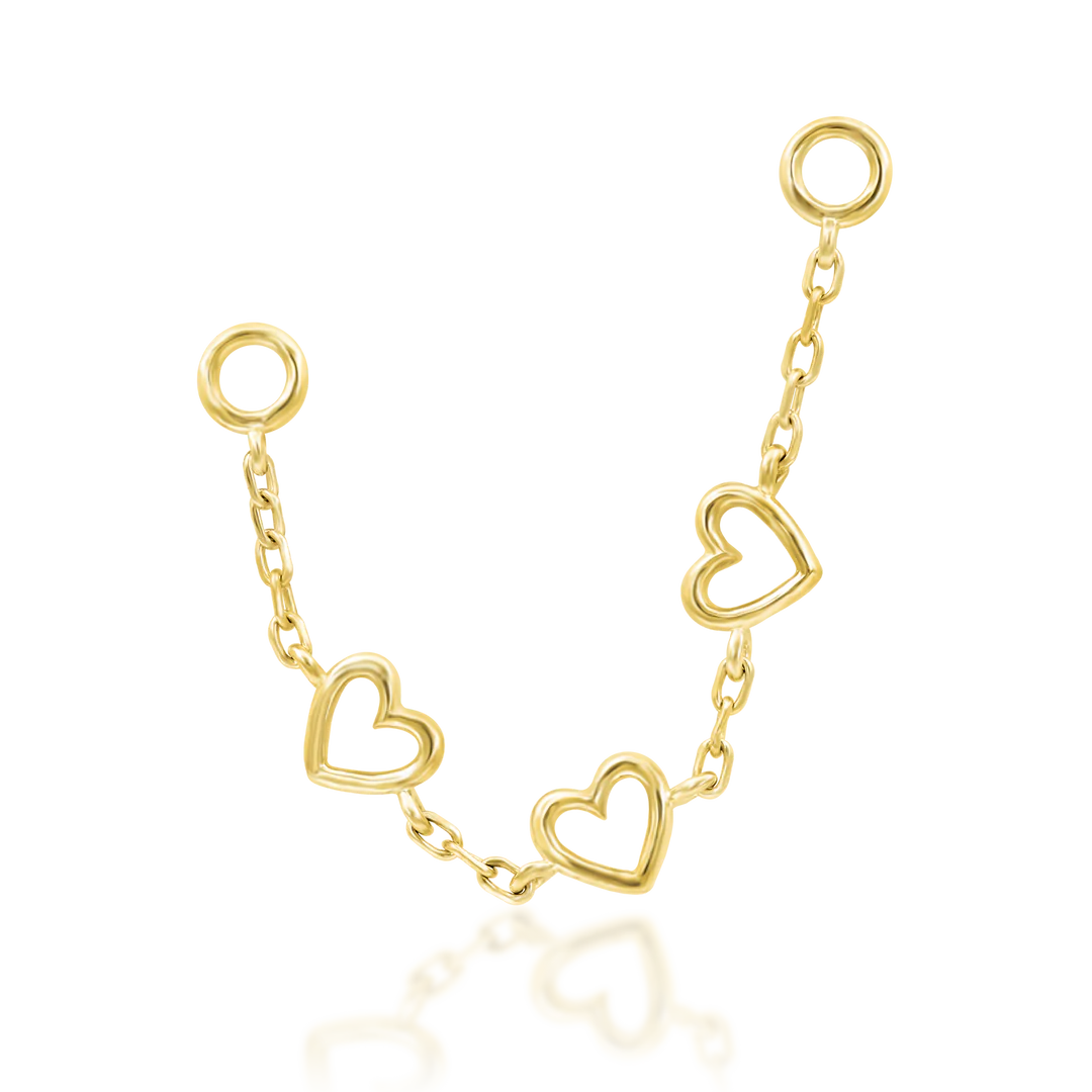 Lots Of Love Chains -14K Gold
