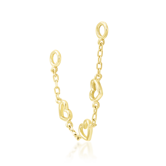 Lots Of Love Chains -14K Gold