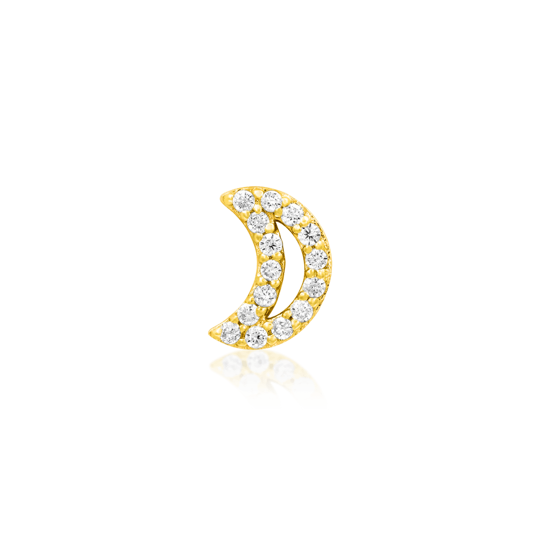 LUNAR-14K GOLD piercing-zone.com
