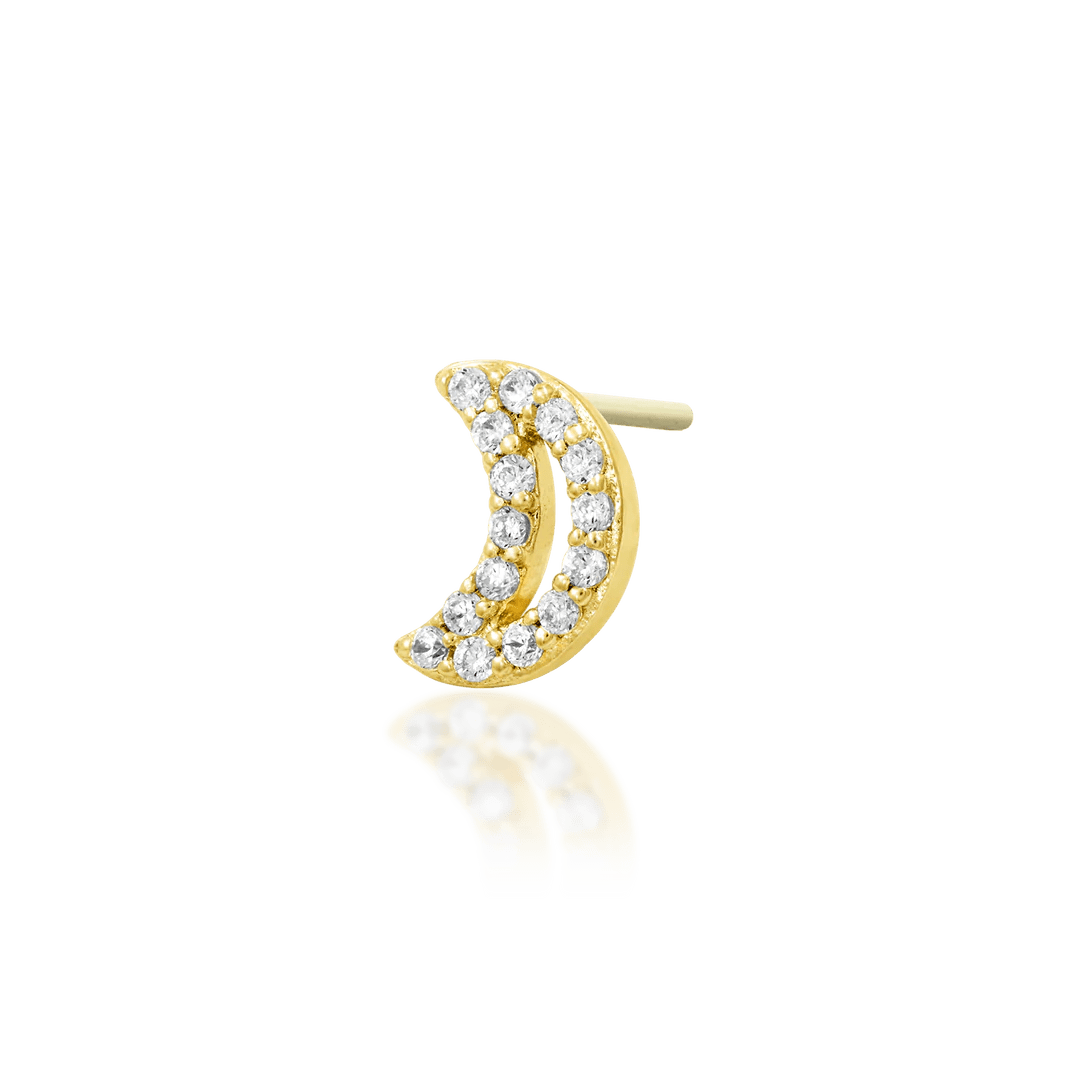 LUNAR-14K GOLD piercing-zone.com