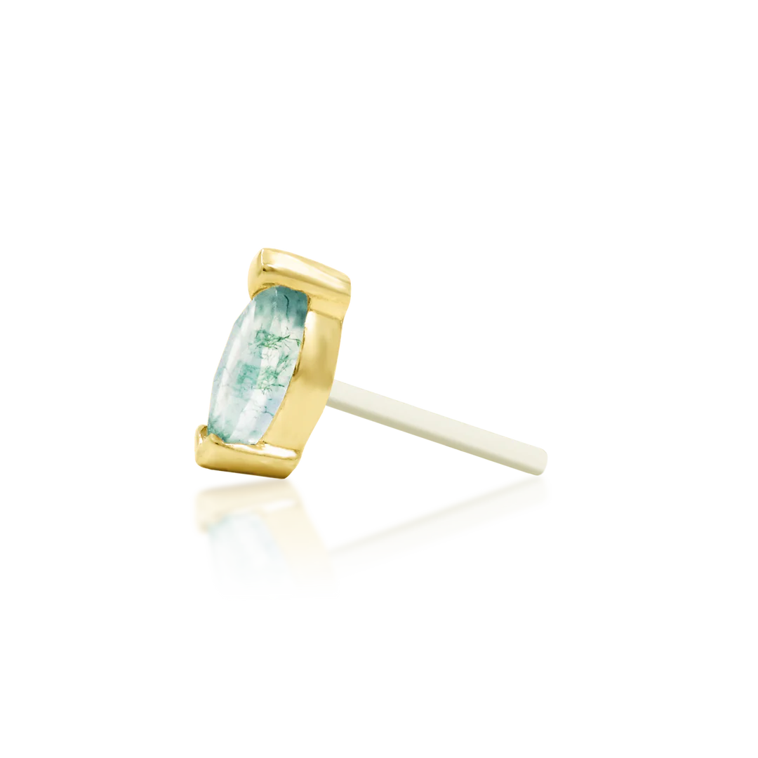 MARQUISE MOSS - 14K GOLD