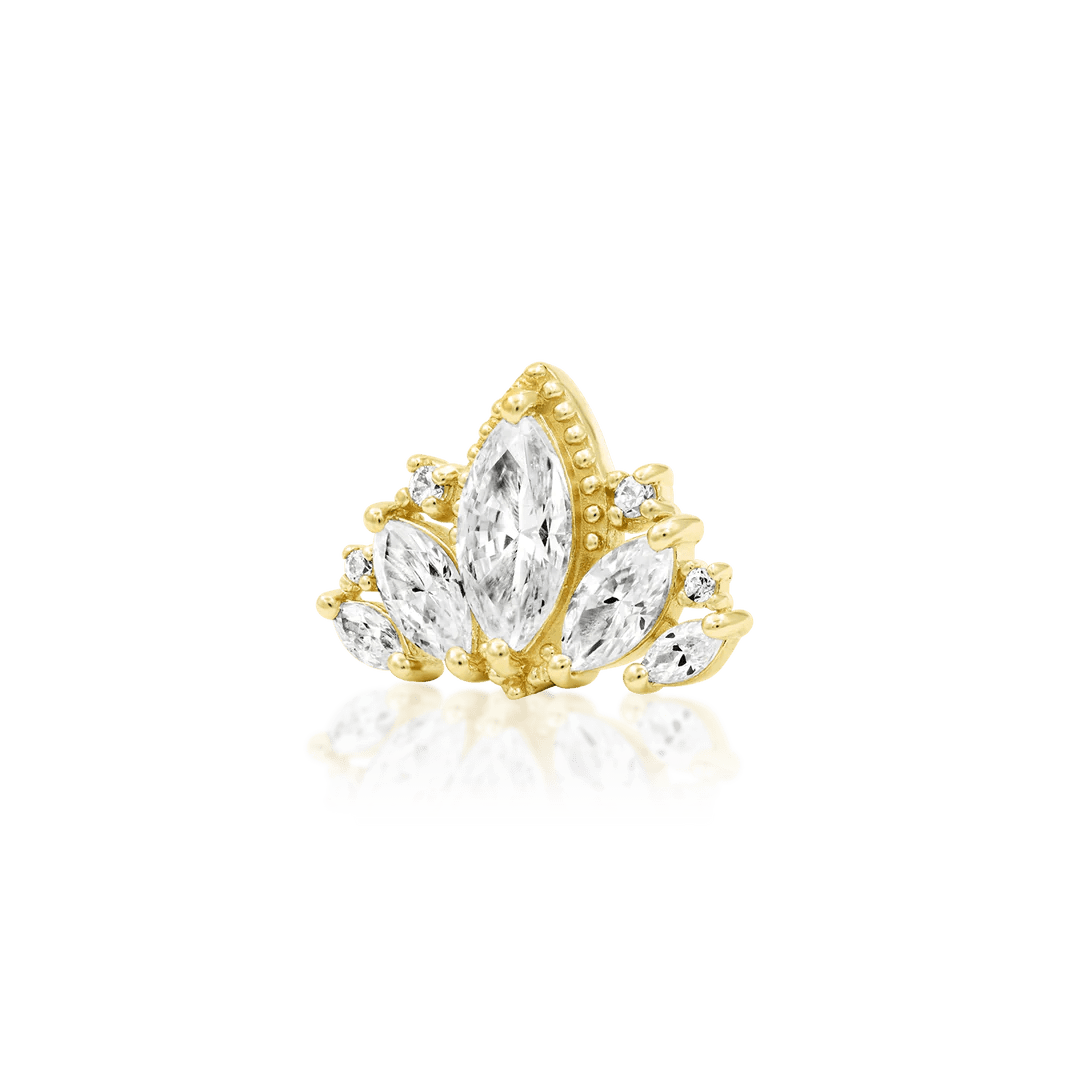 QUEEN NAVEEN-14K GOLD