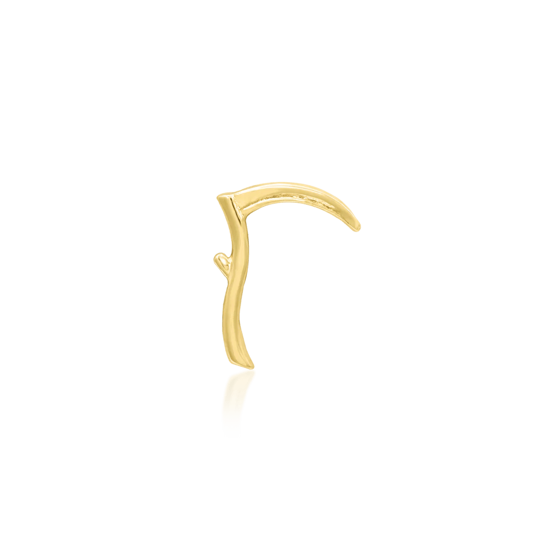 SCYTHE 14K GOLD - THREADLESS END