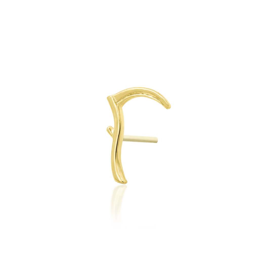 SCYTHE 14K GOLD - THREADLESS END