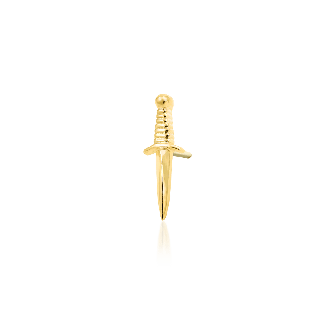 STARING DAGGERS-14K GOLD piercing-zone.com