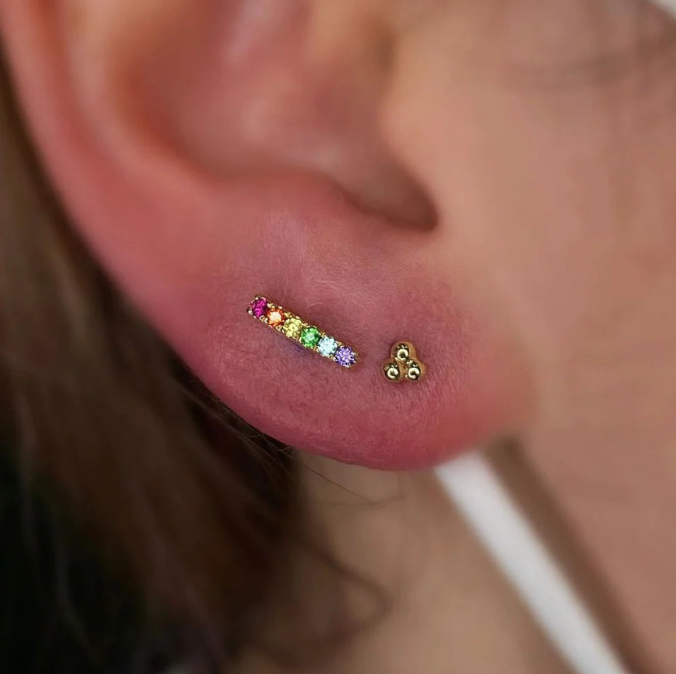 RAINBOW ROWE - THREADLESS END piercing-zone.com