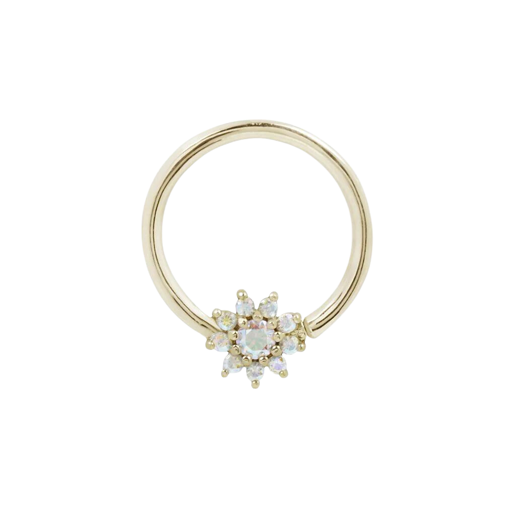 Eloise Mercury Mist Topaz Seamless Ring