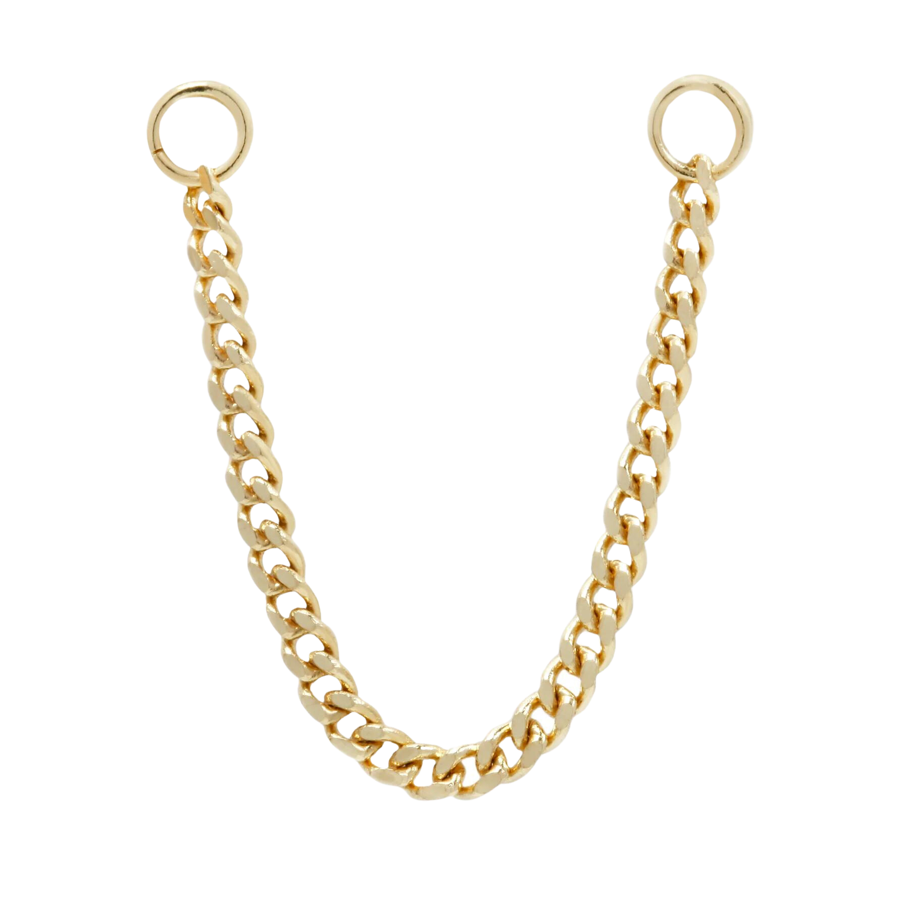 Faceted Chain - Solid 14Kt Gold