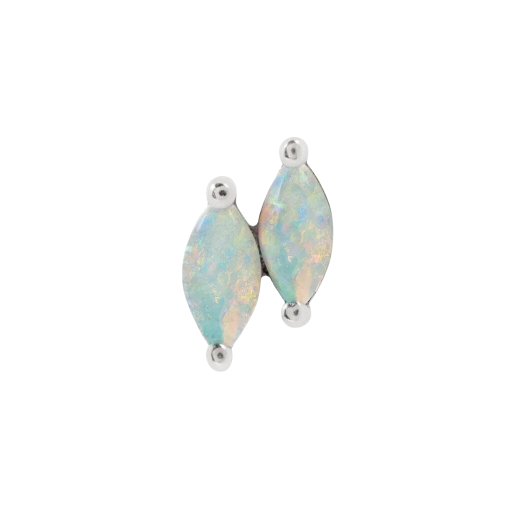 Double Zuri Marquise Opal - Threadless End