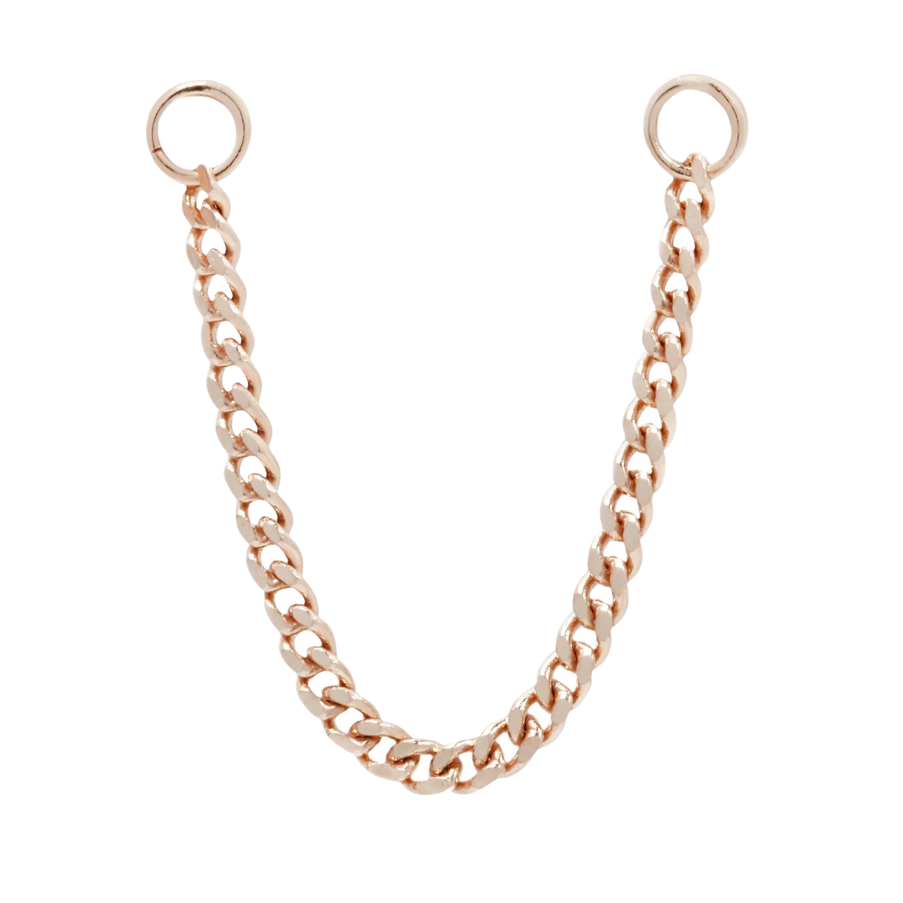 Faceted Chain - Solid 14Kt Gold